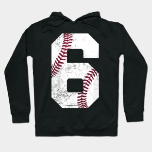 Kids 6th Birthday Shirt Baseball Boys Kids Six 6 Sixth Gift Hoodie